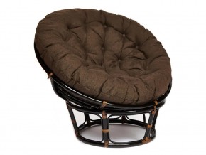 Кресло Papasan 23/01 W с подушкой Antique brown, ткань Коричневый в Троицке - troick.magazin-mebel74.ru | фото