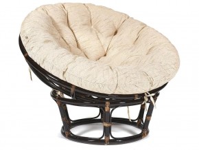 Кресло Papasan 23/01 W с подушкой Antique brown, ткань Старт в Троицке - troick.magazin-mebel74.ru | фото