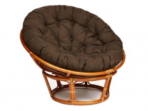 Кресло Papasan 23/01 W с подушкой Cognac, ткань Коричневый в Троицке - troick.magazin-mebel74.ru | фото