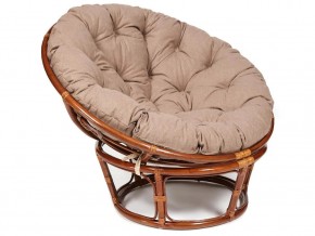 Кресло Papasan 23/01 W с подушкой Pecan, экошерсть Коричневый в Троицке - troick.magazin-mebel74.ru | фото