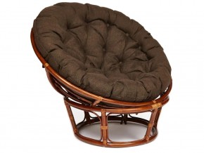 Кресло Papasan 23/01 W с подушкой Pecan, ткань Коричневый в Троицке - troick.magazin-mebel74.ru | фото