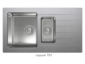 Мойка комбинированная Tolero twist TTS-890 Серый 701 в Троицке - troick.magazin-mebel74.ru | фото