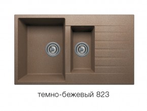 Мойка кварцевая Tolero R-118 Темно-бежевый 823 в Троицке - troick.magazin-mebel74.ru | фото