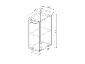 Н 30 Модуль нижний Без Столешницы МН 30 в Троицке - troick.magazin-mebel74.ru | фото