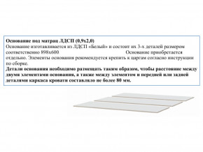 Основание из ЛДСП 0,9х2,0м в Троицке - troick.magazin-mebel74.ru | фото