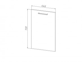 П 45 Комплект для посудомоечной машины 450 мм (цоколь + фасад) ЛДСП в Троицке - troick.magazin-mebel74.ru | фото