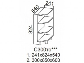 С300то Стол-рабочий 300 (торцевой открытый) в Троицке - troick.magazin-mebel74.ru | фото