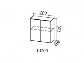 Ш700/720 Шкаф навесной 700/720 в Троицке - troick.magazin-mebel74.ru | фото